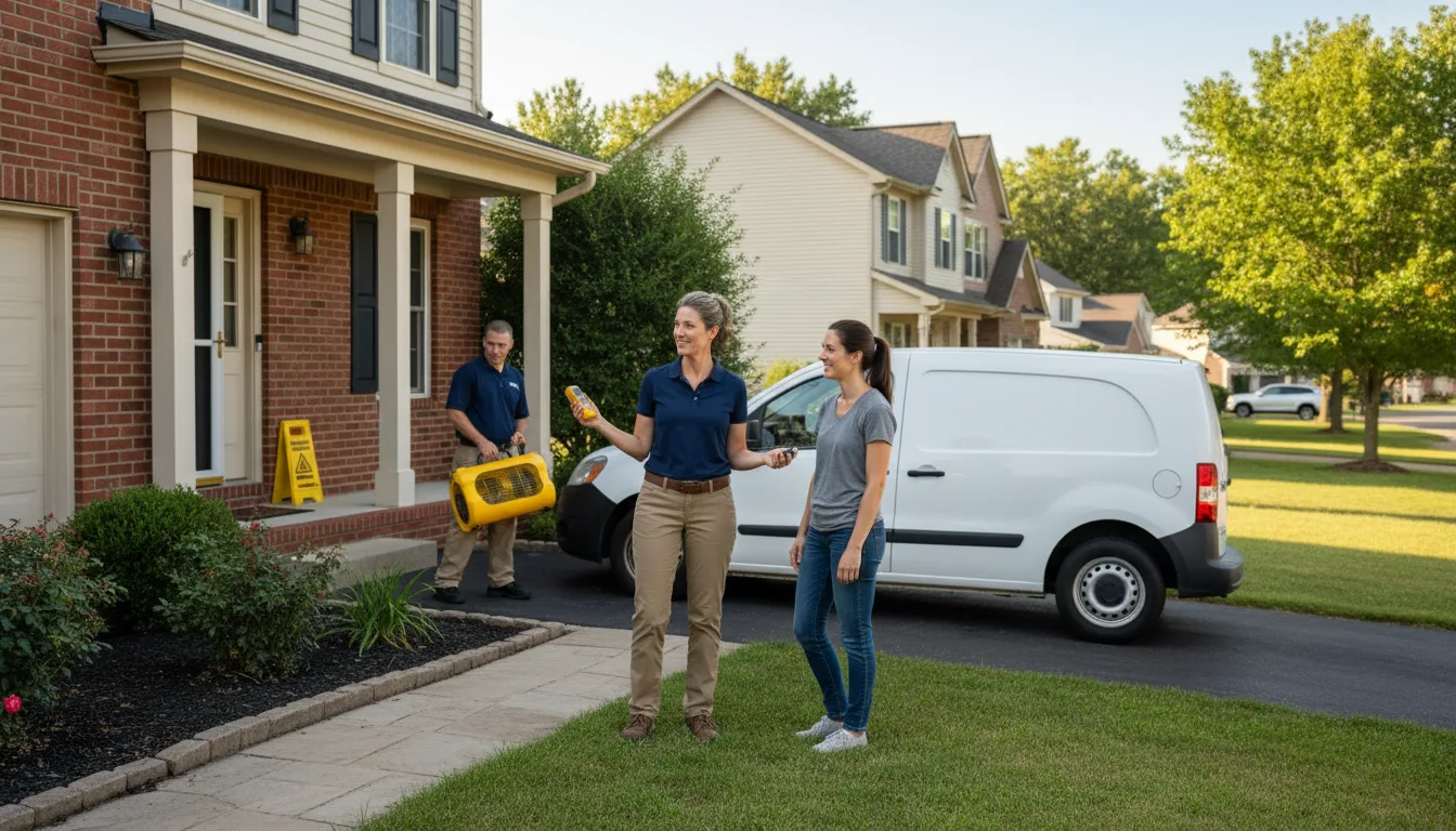 Water restoration image for Water Damage & Restoration Services in Buda, TX